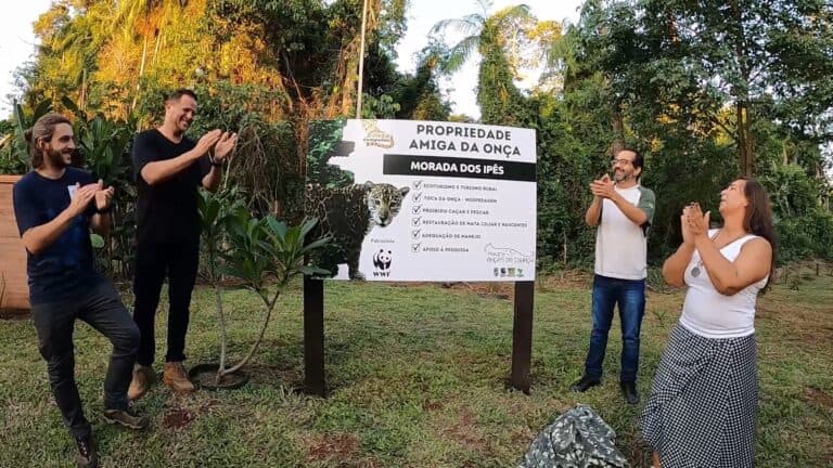 Ação de parceria do projeto
